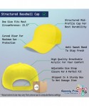 Baseball Caps Custom Baseball Cap Referee Whistle B Embroidery Dad Hats for Men & Women - Yellow - C618SG26RZC $30.18