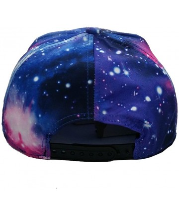 Skullies & Beanies Galaxy Space Sky Snapback Pair Fashion Embroidered Snapback Caps Adjust Hat - Colorful - CH182OM6DKT $18.40
