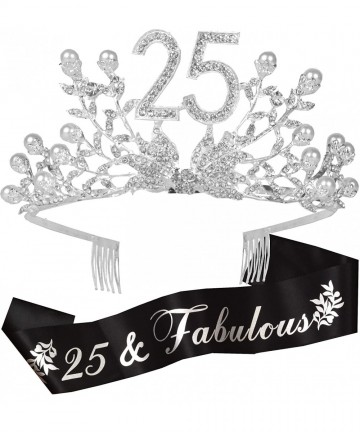 Headbands Birthday Decorations Supplies Rhinestone Fabulous - CX18A8NLC4T $23.06