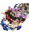 Headbands Newly arrived Rattan Flower Vine Crown Tiaras Necklace Belt Party Decoration - Black - C417YDUKG5U $13.13