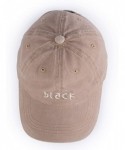 Baseball Caps Base Ball Cap for Women and Men Kids - Berge Black - CZ18XZKTKOH $14.66