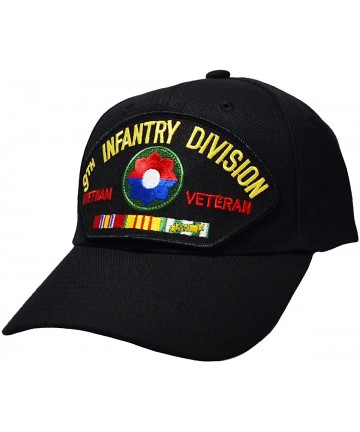 Baseball Caps 9th Infantry Division Vietnam Veteran Cap Black - CC12839XG2P $29.22