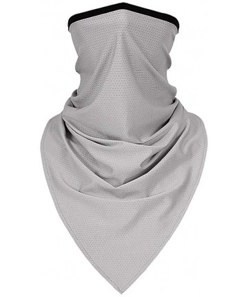 Balaclavas Neck Gaiters UPF 50+ UV Sun Protection Face Mask Breathable Balaclava Bandana Scarf for Outdoor Sport - Gray - C21...