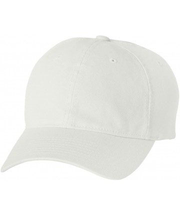 Baseball Caps Flexfit Garment-Washed Twill Cap (6997) - White - CV112BO6B4J $16.02