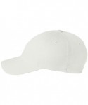 Baseball Caps Flexfit Garment-Washed Twill Cap (6997) - White - CV112BO6B4J $16.02