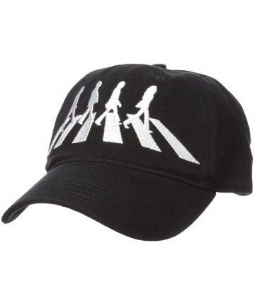 Baseball Caps Men's Abbey Road Baseball Cap- Black- One Size - C318OKC8TDY $25.14