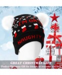 Skullies & Beanies Light Up Hat Beanie LED Ugly Xmas Party Beanie Cap Flashing Christmas Hat Knitted Cap for Women Kids - CJ1...