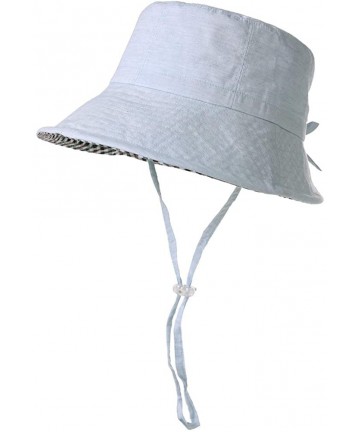 Sun Hats Packable Bucket for Women Men with String Sun Hat SPF 50 Fishing Summer Beach Travel Cap 56-60cm - Blue_99004 - CP18...