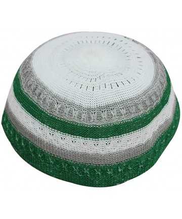 Skullies & Beanies Islamic Men Muslim Warm Hat Comfortable Kufi Headwear - F - CV18R7KIUDU $13.80