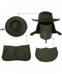 Sun Hats Unisex Fishing Hat Men Sun Protection Cap Garden Travel Lawn Work Outdoor Sports Hiking Hats Neck Flap - CR18Q0ZURWY...