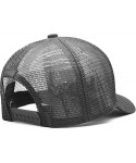 Skullies & Beanies La-bron-23_Funny_Logo Mens Adjustable Fashion mesh Snapback Hat - Balack Labron 23-12 - CN18NOXQQCR $27.95
