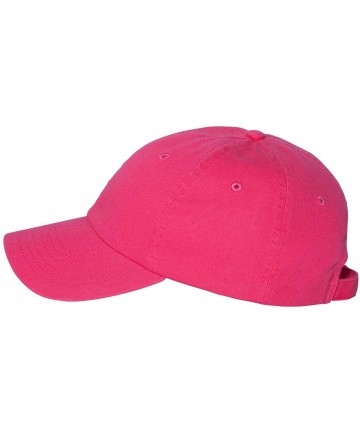 Baseball Caps Custom Dad Soft Hat Add Your Own Embroidered Logo Personalized Adjustable Cap - Neon Pink - CB1953WD2NE $37.95