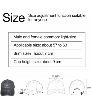 Baseball Caps Denim Cap Art Peace Signs Baseball Dad Cap Classic Adjustable Sports for Men Women Hat - C218YG0TTNK $14.57