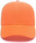 Baseball Caps Custom Baseball Cap for Unique Gifts-Personalized Unisex Street Style Plain Hat with Snapback Hats - Orange - C...