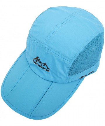 Sun Hats Summer Baseball Cap with Bill Quick Dry Mesh Back UPF50 Portable Sun Hats - C617YCM0LE6 $13.09