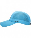 Sun Hats Summer Baseball Cap with Bill Quick Dry Mesh Back UPF50 Portable Sun Hats - C617YCM0LE6 $13.09
