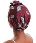 Skullies & Beanies Cotton Turbans for Women Flower Knot Headwrap Pre-Tied Bonnet Boho Pattern Chemo caps for Hair Loss - CL18...