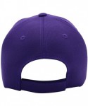 Baseball Caps Classic Baseball Hat Custom A to Z Initial Team Letter- Purple Cap White Black - Letter M - CG18NXZ7W75 $14.87