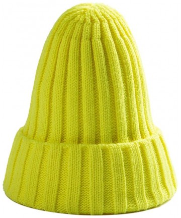 Skullies & Beanies Winter Knit Beanie Cap Ski Hat Casual Hats Warm Caps for Men Women - M - CK18ILAR9TA $12.35