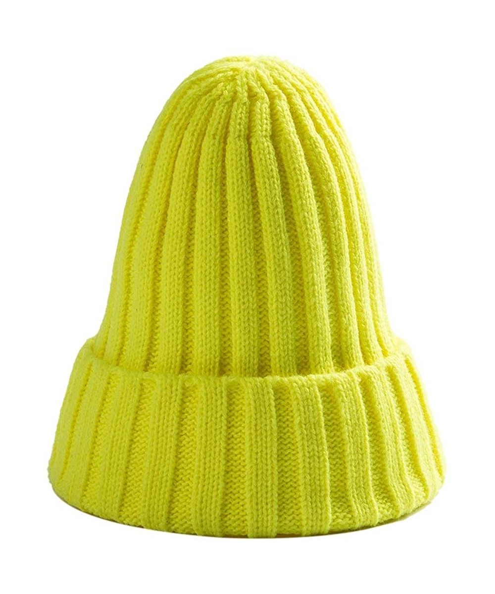 Skullies & Beanies Winter Knit Beanie Cap Ski Hat Casual Hats Warm Caps for Men Women - M - CK18ILAR9TA $12.35