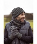Skullies & Beanies Men's Thermal Fleece Ribbed Knitted Winter Hat 3.4 Tog - One Size - Burgundy - CO12O47A9P1 $31.28