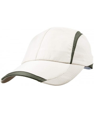 Baseball Caps Unisex Sun Hat-Ultra Thin Quick Dry Lightweight Summer Sport Running Baseball Cap - A-apricot - CE12EMMFAVB $17.11