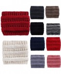Skullies & Beanies Unisex Fashion Bun Ponytail Soft Stretch Winter Beanie Tail Hat Hats & Caps - Wine Red - C418ADZW9N0 $26.80