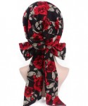 Skullies & Beanies Chemo Headwear Cancer Cap for Women Sleep Headscarf Bonnet Headwrap - 8 - C818RS52NHN $19.38