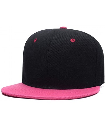 Baseball Caps Custom Ponytail Baseball Cap Personalized Messy Bun Hat Mesh Visor Trucker Hat - Hip-hop Pink-1 - CT18GZGZNQA $...