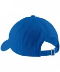 Baseball Caps Not Your Bae Embroidered Low Profile Adjustable Cap Dad Hat - Royal - CM12O89YZYL $23.95