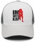 Baseball Caps ImWithKap Flat-Brim Baseball Caps Unisex Adjustable Hat - Imwithkap-2 - CQ18GGW7HY3 $23.67