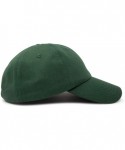 Baseball Caps Baseball Cap Dad Hat Plain Men Women Cotton Adjustable Blank Unstructured Soft - Dark Green - C0119512M3F $14.75