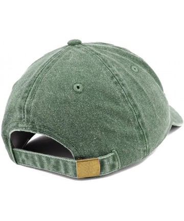 Baseball Caps Established 1955 Embroidered 65th Birthday Gift Pigment Dyed Washed Cotton Cap - Dark Green - CV180MX7EW0 $25.76