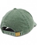 Baseball Caps Established 1955 Embroidered 65th Birthday Gift Pigment Dyed Washed Cotton Cap - Dark Green - CV180MX7EW0 $25.76
