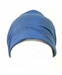 Headbands Women Solid Wide Elastic headband - Blue - C2187ID7MXY $15.69