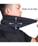 Balaclavas Unisex Foldable Ear Warmers Polar Fleece/kints Winter EarMuffs - Black+gray - CZ19802OS0E $25.48