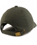 Baseball Caps Planet Embroidered Low Profile Soft Cotton Dad Hat Cap - Olive - CV18D52CKH2 $22.96