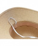 Sun Hats Womens Floppy Summer Sun Beach Wide Brim Straw Hat - Fh11 - CN18D76E786 $19.72