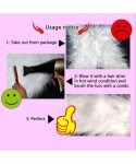 Skullies & Beanies Faux Fur Animal Hat Scarf Gloves Mittens 3-in-3 Function Furry Hoodie with Paws Ears - Unicorn Hood - CB18...