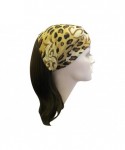Headbands Tan Cheetah Animal Print Soft Wide Headband Boho Head Wrap - Tan - CF11OBR4S53 $11.79