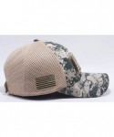 Baseball Caps US Patch Adjustable Plain Trucker Baseball Cap Hats (Multi-Colors) - Green Dig Camo - CZ18DNHON5W $18.20