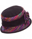 Bucket Hats Women's Polar Fleece Winter Bucket Hat - Black - CN126E69VYL $47.11