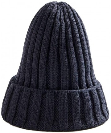 Skullies & Beanies Winter Knit Beanie Cap Ski Hat Casual Hats Warm Caps for Men Women - E - C918ILZZA09 $13.06