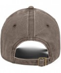 Baseball Caps Denim Baseball Hats Unisex Mens Cute Adjustable Dad Hats Caps - Brown-34 - CV18USDEXZM $28.01