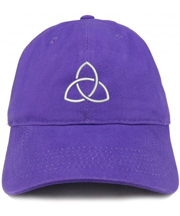 Baseball Caps Holy Trinity Embroidered Brushed Cotton Dad Hat Ball Cap - Purple - C0180D9ZQ35 $39.42