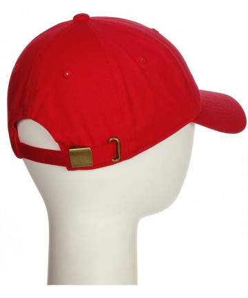 Baseball Caps Customized Letter Intial Baseball Hat A to Z Team Colors- Red Cap Black White - Letter E - CD18NKDIMD7 $20.45