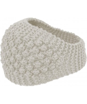 Headbands Women's Winter Wide Knit Headband - Wide - Cream - CT17WW6C2W0 $20.75