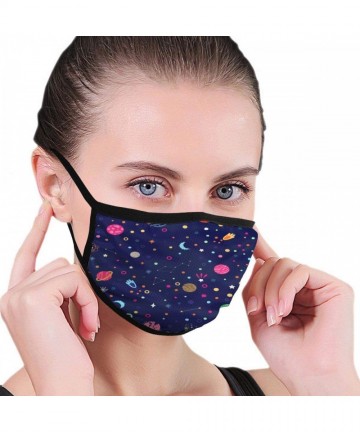 Balaclavas Colorful Dog Paw Print Black Washable Face Mask with Adjustable Straps Mask for Kids Man and Woman - 3 Black - CB1...