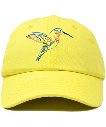 Baseball Caps Hummingbird Hat Baseball Cap Mom Nature Wildlife Birdwatcher Gift - Minion Yellow - CZ18SNC76N6 $21.15