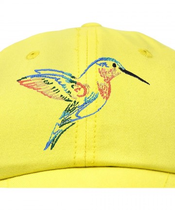 Baseball Caps Hummingbird Hat Baseball Cap Mom Nature Wildlife Birdwatcher Gift - Minion Yellow - CZ18SNC76N6 $21.15